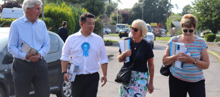 Candidates working hard on Hayling